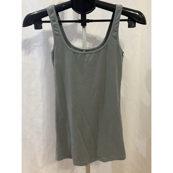 NWT SKIMS Women's Blue Chalk Tank Top Size S - Picture 1 of 5